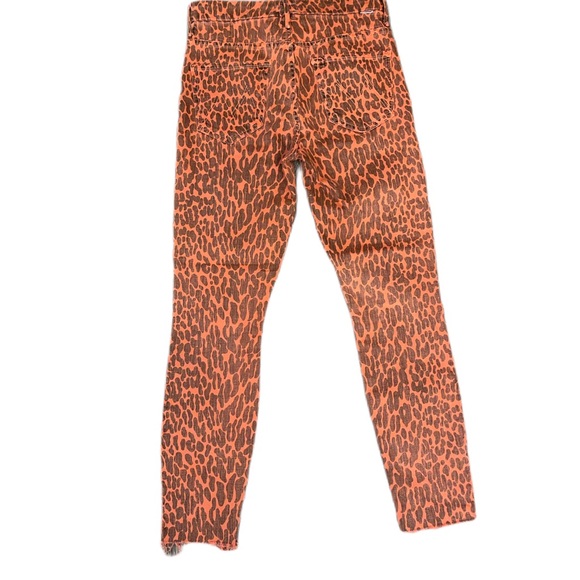 Mother High Waisted Looker Ankle Fray Jeans 27 - Picture 4 of 12